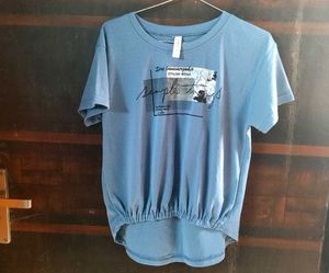 Blue stylish top