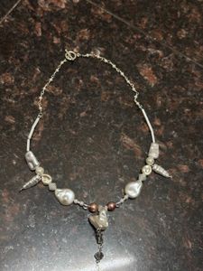 🦢Athena🦢✨Baroque Pearl &amp; Shell Charm Necklace