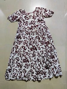 White Pattern Kurta For Women