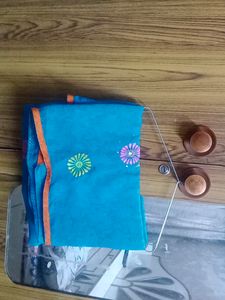 embroidery design saree with blouse