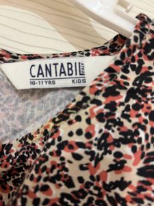 Brand New Animal Print Girls Dress 6-9 Yrs