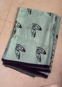 Satin Light Green Saree with Leaf Print