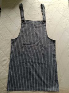 Pinstripe Overall Dress