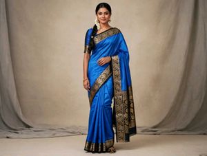 silk saree blue beautiful s