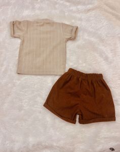 Baby Boys 2-Piece Waffle Knit Outfit