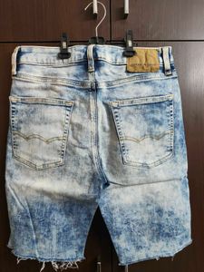 American Eagle Stylish Acid Wash Denim Shorts