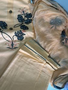 Elegant Peach Kurta Set