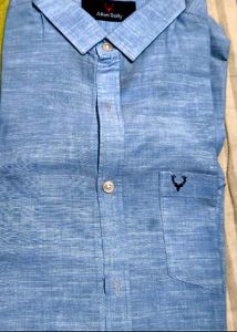2 Allen Solly Men's Green Shirt