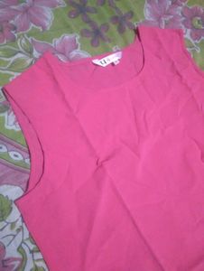 Pink Sleeveless Top