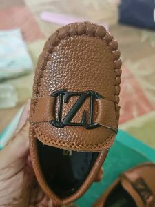 Toddler Brown leather Loafers shoes