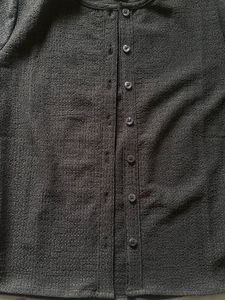 Off Duty Textured Button-Up Cardigan