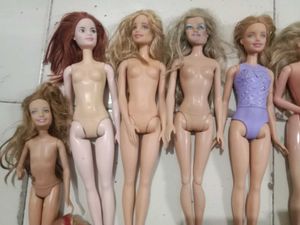 Used Defective Barbie dolls