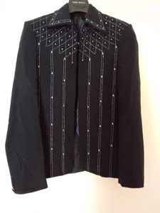 Embellished Navy blue blazer