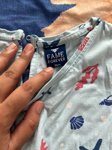 Branded Sky Blue Girls Dress For 10 Yes