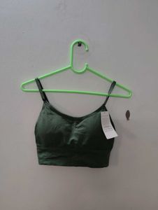 Comfy Green Bralette- Free size ✨