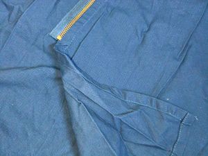 Blue skirt