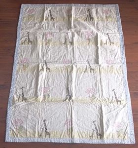 Giraffe Print Quilted Bed Cover(0-5yrs)