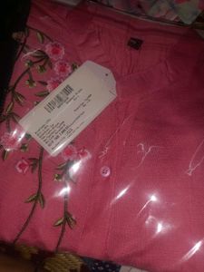 Embroidered Floral V-Neck Blouse