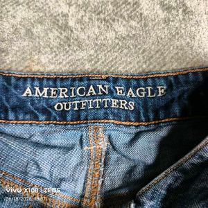 8116. Distressed Denim Shorts with Lace Trim