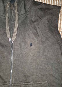 Brown half Hoodie jacket for boys and men