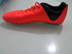 Bright Orange Rike Soccer Cleats