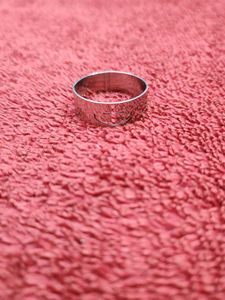 Silver Smiley Ring