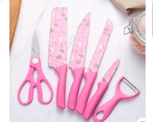 Pink Kawaii Knife Set