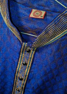 Men's Royal Blue Kurta