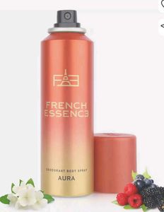 Combo of 2 French Essence Aura Deodorant Body Spra