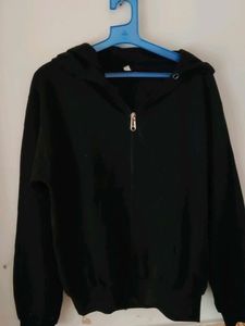 Black Zipper Hoodie/Jacket