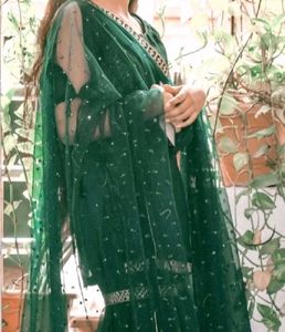 Green Garara - Kurta Set