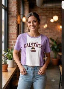 Cal State Cropped T-Shirt