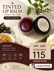 Tinted Lip Balm - Nourish & Care