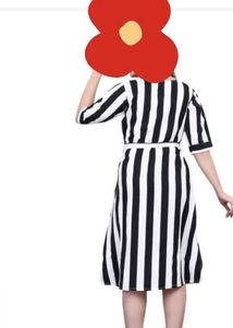 Striped Midi Dress