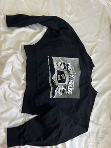 Black Mickey Mouse Graphic Sweatshirt