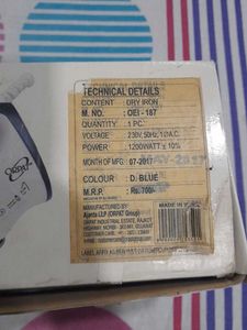 Orpat Dry Electric Iron