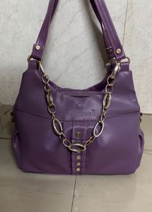 Stylish Purple Shoulder Bag