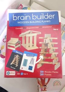 wooden blocks toy for kids upto 8 years of age