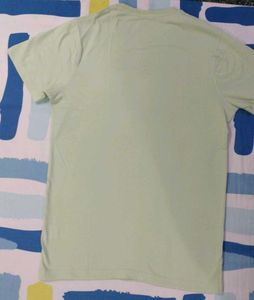 Men's Light Green Logo T-Shirt