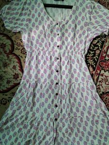 Zudio Boho Floral Print Button-Down Dress