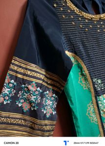 Blue Silk Kurta