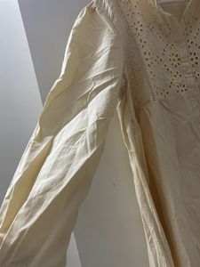 Cream Cute 🥰 Shirt Dress