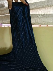 Elegant Navy Blue Embroidered Kurta