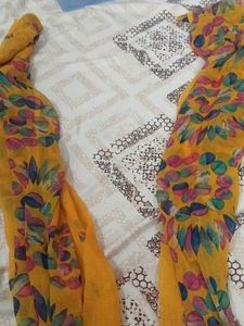 Vibrant Floral Patiala Salwar with duppata