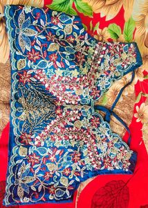 Royal Blue Embroidered Lehenga Choli