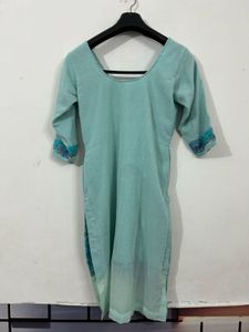 Beautiful Blue Floral Kurta