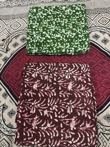 Pack 2 Batik Print Dress Material