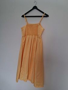 Sunny Yellow Midi Dress