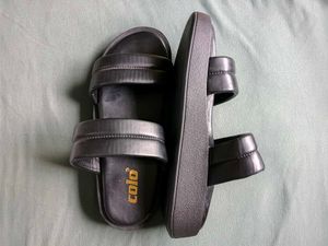 Black Slide Sandals