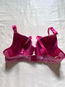 Fila Pink Gingham Bra